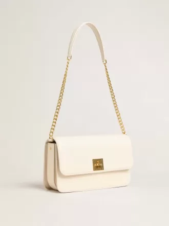 Gioia Tasche aus butterfarbenem Leder mit Golddetails