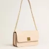Gioia Tasche aus hellrosa Leder mit Golddetails Gioia Tasche aus hellrosa Leder mit Golddetails