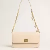 Gioia Tasche aus hellrosa Leder mit Golddetails Gioia Tasche aus hellrosa Leder mit Golddetails