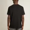 Golden Collection Distressed T-Shirt in Vintage-Schwarz Golden Collection Distressed T-Shirt in Vintage-Schwarz