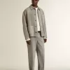 Graue Chino-Hose aus Baumwolle Graue Chino-Hose aus Baumwolle