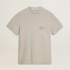 Graues Herren-T-Shirt mit schwarzem Schriftzug Graues Herren-T-Shirt mit schwarzem Schriftzug