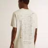 Graues Herren-T-Shirt mit schwarzem Schriftzug Graues Herren-T-Shirt mit schwarzem Schriftzug