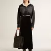 Graues, kurz geschnittenes Sweatshirt mit Used-Look