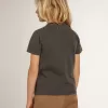 Graues T-Shirt für Jungen mit Used-Look