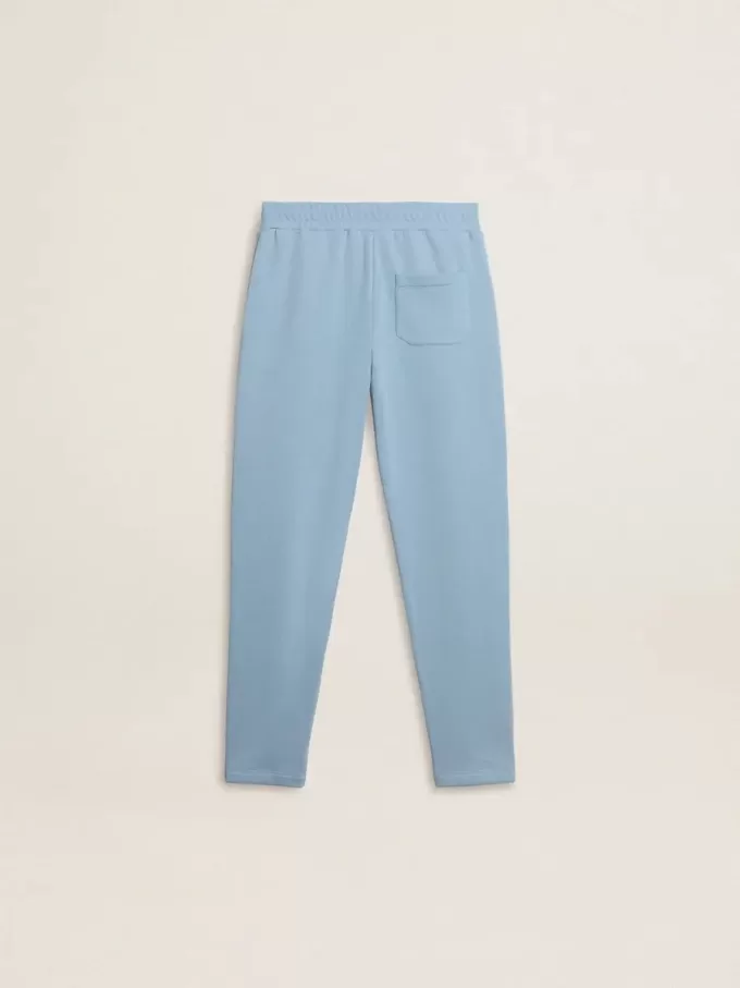 Hellblaue Jogginghose mit Print für Jungen Hellblaue Jogginghose mit Print für Jungen