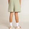 Hellgrüne Shorts mit weißem Stern Hellgrüne Shorts mit weißem Stern