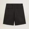 Herren-Bermudashorts aus dunkelblauer Wolle Herren-Bermudashorts aus dunkelblauer Wolle