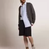 Herren-Bermudashorts aus dunkelblauer Wolle Herren-Bermudashorts aus dunkelblauer Wolle