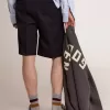 Herren-Bermudashorts aus dunkelblauer Wolle Herren-Bermudashorts aus dunkelblauer Wolle