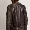 Herren-Bikerjacke aus Distressed-Leder Herren-Bikerjacke aus Distressed-Leder