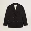Herren-Blazer mit doppelter Knopfleiste in Dunkelblau Herren-Blazer mit doppelter Knopfleiste in Dunkelblau