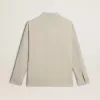 Herren-Coachjacke aus khakifarbener Wollmischung Herren-Coachjacke aus khakifarbener Wollmischung