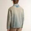 Herren-Jeansjacke im Used-Look mit Reißverschluss Herren-Jeansjacke im Used-Look mit Reißverschluss