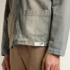Herren-Jeansjacke im Used-Look mit Reißverschluss Herren-Jeansjacke im Used-Look mit Reißverschluss