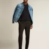 Herren-Jeansjacke mit mittlerer Waschung