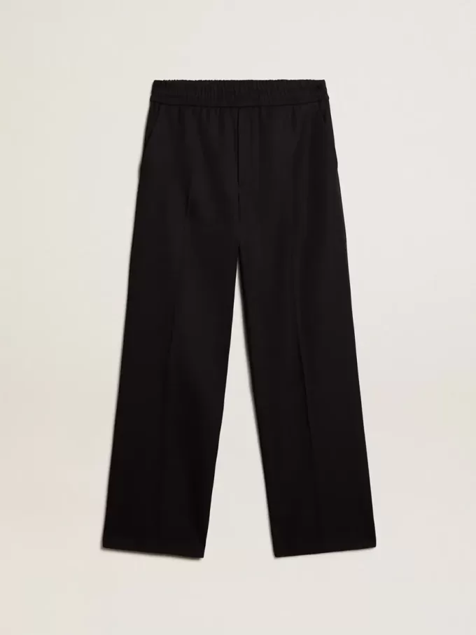 Herren-Jogginghose aus dunkelblauer Wolle