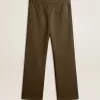 Herren-Jogginghose in Militärgrün mit weißem Logo Herren-Jogginghose in Militärgrün mit weißem Logo