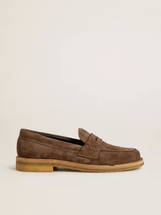 Herren-Loafer Jerry aus taubengrauem Wildleder Herren-Loafer Jerry aus taubengrauem Wildleder