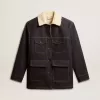 Herren-Peacoat-Jacke aus Denim Herren-Peacoat-Jacke aus Denim