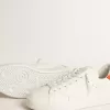 Herren-Purestar mit weißem Lederstern und orangefarbener Fersenlasche Herren-Purestar mit weißem Lederstern und orangefarbener Fersenlasche