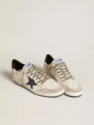 Herren-Sneaker „Ball Star” aus Nappaleder mit Lederstern und metallischer Lederlasche am Fersenbereich Herren-Sneaker „Ball Star” aus Nappaleder mit Lederstern und metallischer Lederlasche am Fersenbereich
