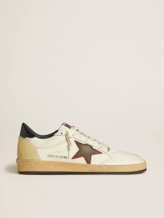 Herren-Sneaker Ball Star LTD mit Mesh-Stern und mitternachtsblauem Leder-Fersenriemen Herren-Sneaker Ball Star LTD mit Mesh-Stern und mitternachtsblauem Leder-Fersenriemen