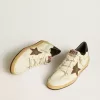 Herren-Sneaker Ball Star LTD mit Mesh-Stern und mitternachtsblauem Leder-Fersenriemen