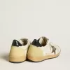 Herren-Sneaker Ball Star LTD mit Mesh-Stern und mitternachtsblauem Leder-Fersenriemen