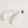 Herren-Sneaker „Ball Star” mit weißem Lederstern und Fersenlasche