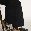 Herren-Sneaker Dad-Star aus schwarzem Mesh und Nappaleder mit eisblauem Stern Herren-Sneaker Dad-Star aus schwarzem Mesh und Nappaleder mit eisblauem Stern