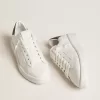 Herren-Sneaker Purestar mit weißem Lederstern und dunkelgrüner Fersenlasche Herren-Sneaker Purestar mit weißem Lederstern und dunkelgrüner Fersenlasche