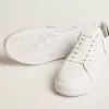 Herren-Sneaker Purestar mit weißem Lederstern und dunkelgrüner Fersenlasche Herren-Sneaker Purestar mit weißem Lederstern und dunkelgrüner Fersenlasche