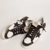 Herren-Sneaker Stardan aus weißem und schwarzem Leder Herren-Sneaker Stardan aus weißem und schwarzem Leder