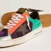 Herren-Sneaker Stardan LAB aus Lackleder und Mesh mit Gummistern