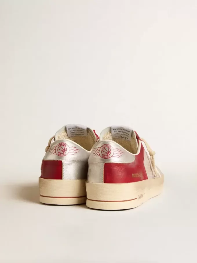 Herren-Sneaker Stardan LTD aus Mesh und Nubukleder mit Nappa-Stern und Lederlasche an der Ferse