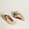Herren-Sneaker Stardan LTD aus Wildleder mit Stern und Fersenlasche aus weißem Lackleder
