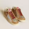 Herren-Sneaker Stardan LTD in Silber mit hellblauem Lederstern und Nubuk-Einsätzen Herren-Sneaker Stardan LTD in Silber mit hellblauem Lederstern und Nubuk-Einsätzen