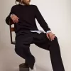 Herren-Sneaker Stardan mit Stern aus eisgrauem Wildleder und blau-marineblauer Fersenlasche