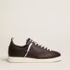 Herren-Sneaker „Starter” aus Leder mit Stern-Print auf der Fersenlasche