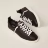 Herren-Sneaker „Starter” aus Leder mit Stern-Print auf der Fersenlasche