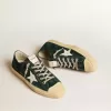 Herren-Sneaker V-Star aus dunkelgrünem Wildleder mit weißem Lederstern Herren-Sneaker V-Star aus dunkelgrünem Wildleder mit weißem Lederstern