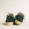 Herren-Sneaker V-Star aus dunkelgrünem Wildleder mit weißem Lederstern Herren-Sneaker V-Star aus dunkelgrünem Wildleder mit weißem Lederstern