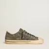 Herren-Sneaker V-Star aus schwarzem Wildleder mit schwarzem Lederstern Herren-Sneaker V-Star aus schwarzem Wildleder mit schwarzem Lederstern