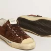 Herren-Sneaker V-Star LTD aus dunkelbraunem Wildleder mit farblich abgestimmtem Stern Herren-Sneaker V-Star LTD aus dunkelbraunem Wildleder mit farblich abgestimmtem Stern
