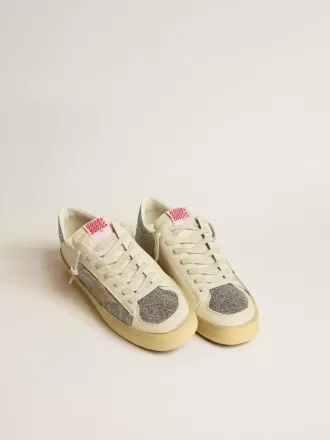 Herren-Stardan aus Wildleder mit sandfarbenem Stern und Swarovski-Kristalleinsätzen