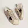 Herren-Super-Star aus Leder mit schwarzem Stern Herren-Super-Star aus Leder mit schwarzem Stern