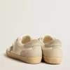 Herren-Super-Star LAB aus Nylon mit taubengrauem Stern und eisgrauen Wildledereinsätzen Herren-Super-Star LAB aus Nylon mit taubengrauem Stern und eisgrauen Wildledereinsätzen
