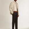 Herren-Super-Star LTD aus Mesh und Leder mit silbernem Stern und blauer Fersenlasche Herren-Super-Star LTD aus Mesh und Leder mit silbernem Stern und blauer Fersenlasche