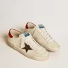 Herren-Super-Star LTD aus Nappa mit metallischem Stern und Nubuk-Fersenlasche Herren-Super-Star LTD aus Nappa mit metallischem Stern und Nubuk-Fersenlasche